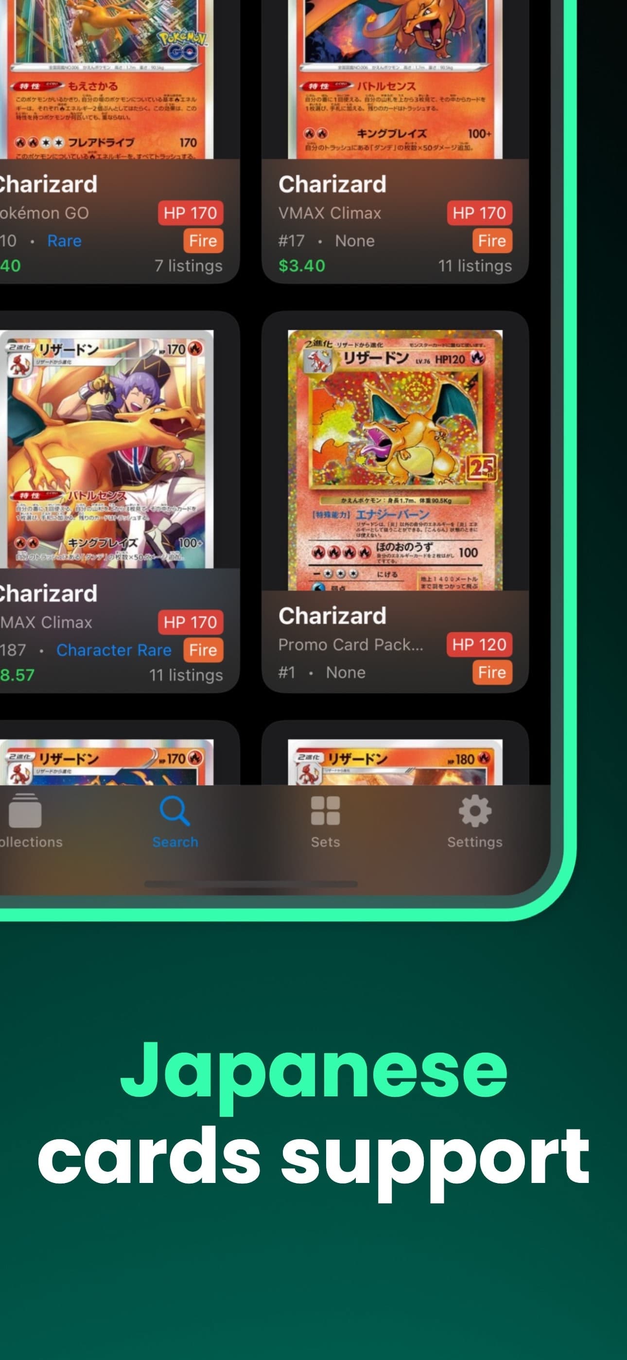 TCG Card Scanner - Japanese Cards Support